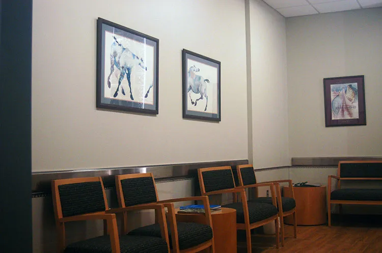 Waiting area at Facial Surgery Center in Enid, OK
